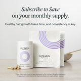 Nutrafol Postpartum Hair Growth Supplement – Breastfeeding-Friendly Hair Vitamins for Postpartum Hair Loss Support | 120 Capsules