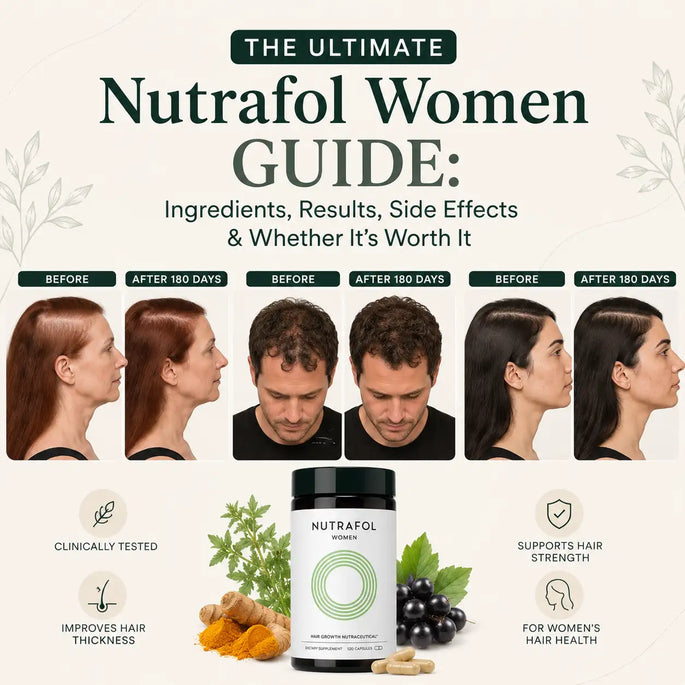 The Ultimate Nutrafol Women Guide: Ingredients, Results, Side Effects & Whether It's Worth It