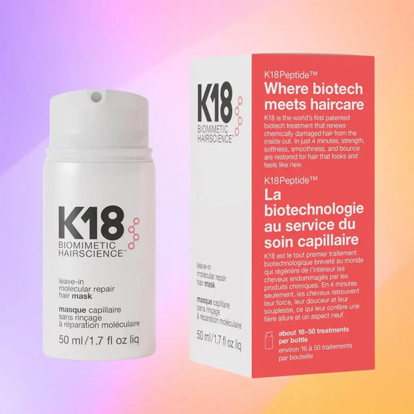 K18 Leave-In Molecular Repair Hair Mask 50ml | K18 Hair Treatment