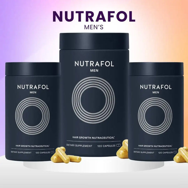 Nutrafol Men Pack of 3 hair growth supplements bottles