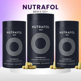 Nutrafol Men 50+ hair growth supplement bottle