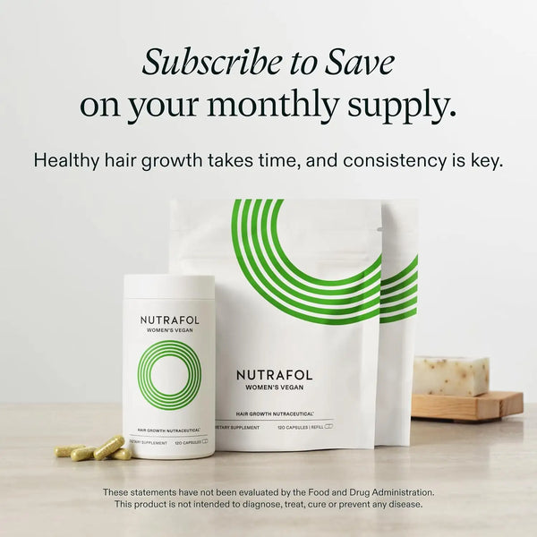 Vegan hair growth capsules for women