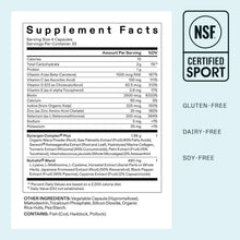Nutrafol Women’s Balance gluten free dairy free supplement facts