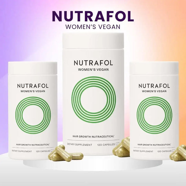 Nutrafol Women’s Vegan hair growth supplements pack of 3